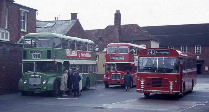 Hants & Dorset Ford R1014 ECW 3593, FS6G 646 & Bristol OC FLF6B 7249